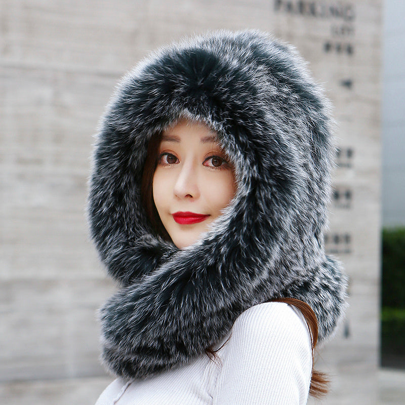 Fox fur scarf