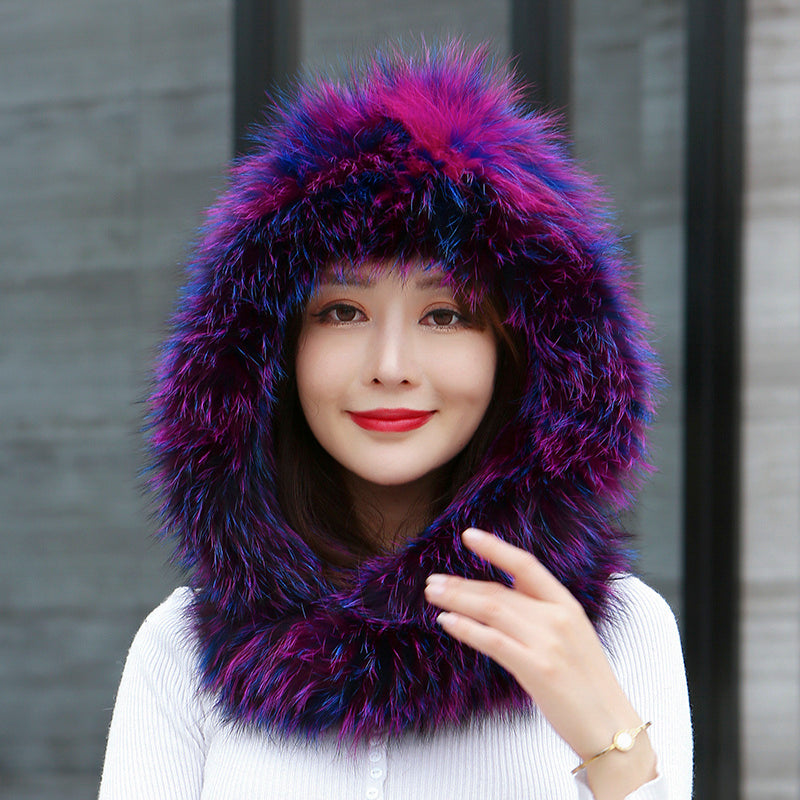 Fox fur scarf