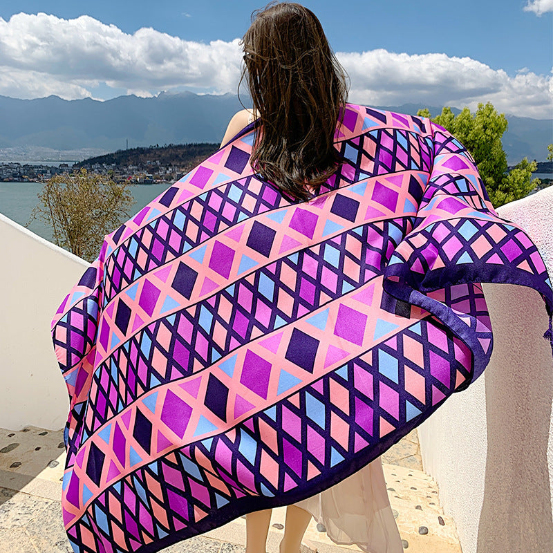 Sanya Seaside Holiday Shawl Scarf Women's Summer Travel