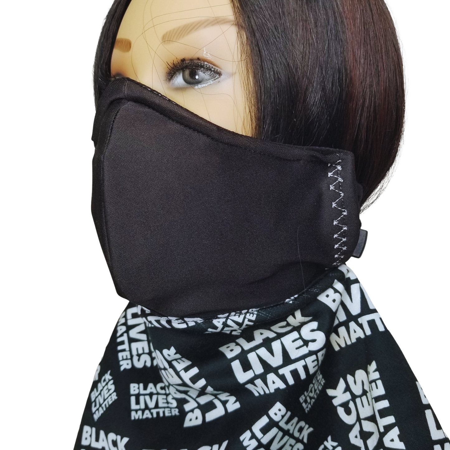 Black Lives Matter combination masks and scarf