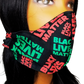 RB3 Panda Mask Red Black Green BLM