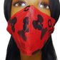 The Red Queen Print a hand-crafted marvel, seamlessly blending fashion and safety. This stunning design features the silhouette of a woman's face, making it a powerful statement piece. But beyond its beauty, the fabric is a functional wonder.